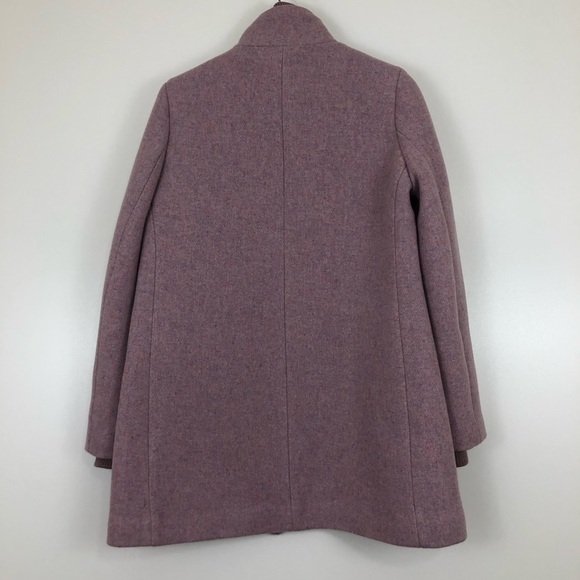 J.Crew Lodge Wool Coat Heather Cotton Candy Size 10 NWT - Picture 2 of 7